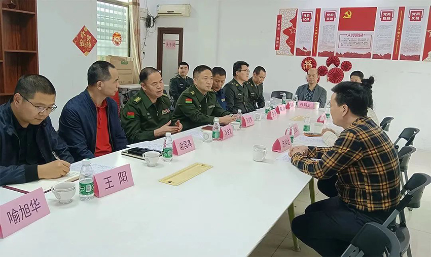 佛山軍分區政委、禪城區委常委領導一行蒞臨好色先生TV在线下载調研指導工作